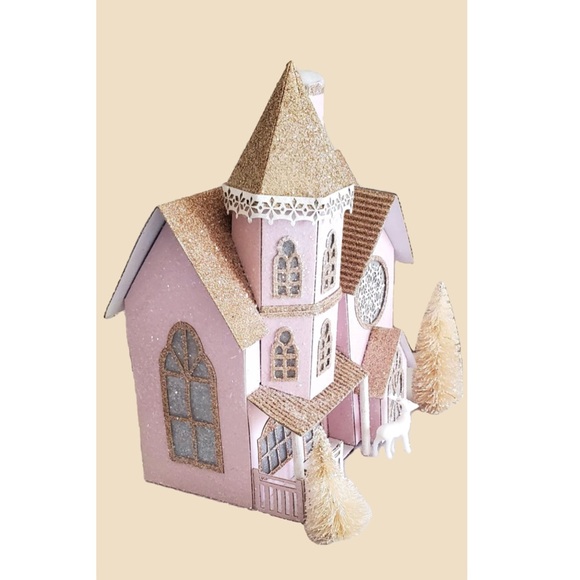 Pink Victorian LED ‘11 Holiday House ONLY TEMP markdown $66.00 - Picture 6 of 15